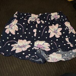 Kids Floral Polka Dot Shorts